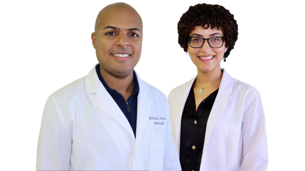 Orland Mata, APRN and Dr. Jeila Pujols