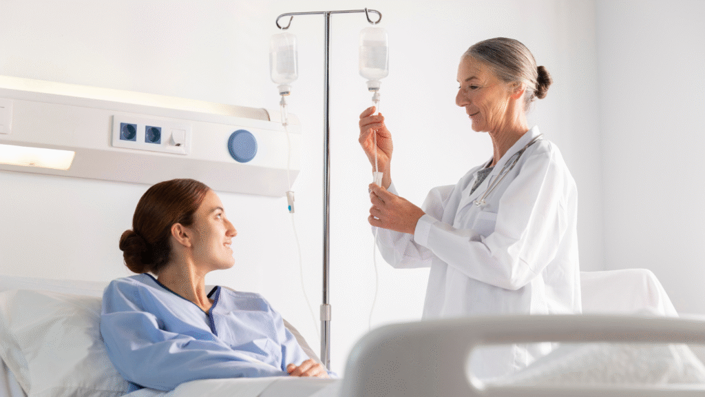 What is an IV piggyback